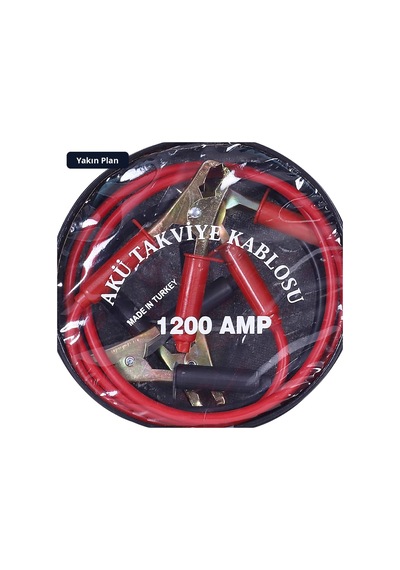 Trobus Araç Çantalı Akü Takviye Kablosu 55 Mm Kalınlık 1200 Amper