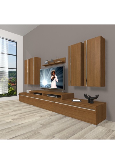 Decoraktiv Ekoflex 8d Mdf Tv Ünitesi Tv Sehpası Ceviz