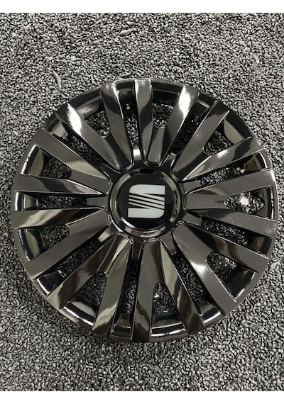 Seat 14" Inç Inç Kırılmaz Jant Kapağı 4 Adet Siyah 4911syhseat