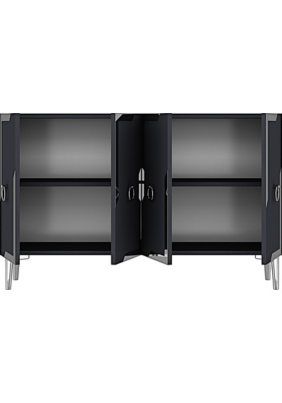 Ka1233as Seza Konsol Ve Tv Sehpası Antrasit-silver 120cm