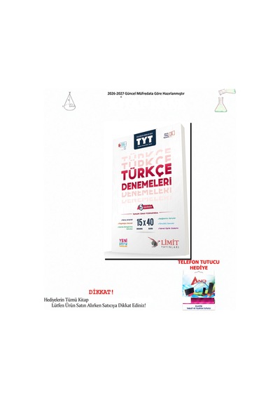 Limit Tyt Türkçe Denemeleri 15 Kitap Seti