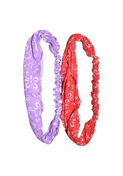 Lastikli Paraşüt Bandana Set Çok Renkli