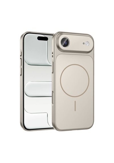 Lexroo İphone 17 Air Mag Safe Şarj Özellikli Kamera Korumalı Formen Sert Pc İnce Kılıf - Gri