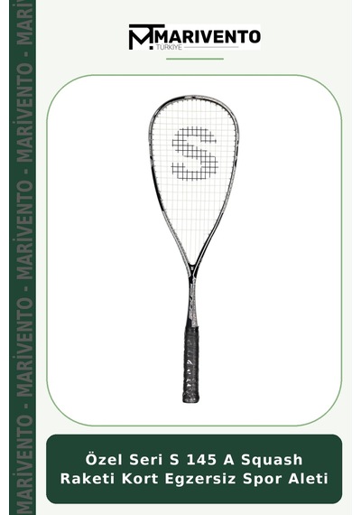 Özel Seri S 145 A Squash Raketi Kort Egzersiz Spor Aleti Çok Renkli
