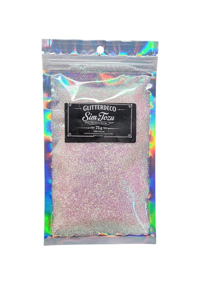 Sedefli Beyaz Glitter İrisdent Epoxy Nailart Makyaj Mum Boya Sim Tozu