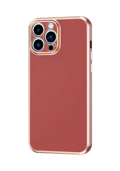 Zore İphone 13 Pro Max Uyumlu Ogaa Bark Kılıf-kahverengi