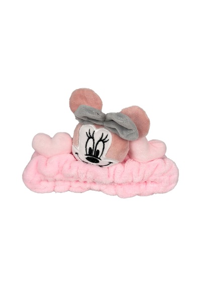 Minnie Mouse Peluş Bandana Makyaj Spa Saç Bandı Pembe Pembe