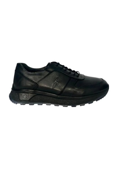Kemal Tanca 881 673 Erkek Hakiki Deri Spor Ayakkabı & Sneaker Siyah
