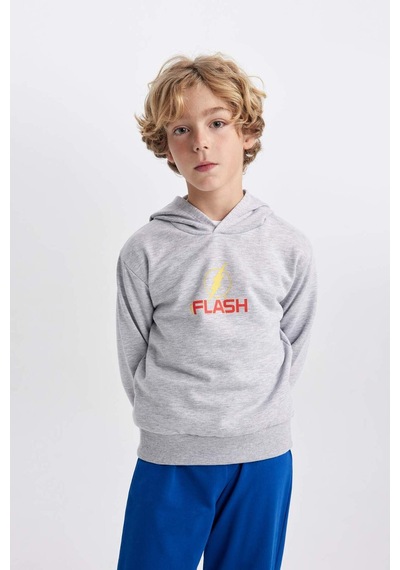 Defacto Erkek Çocuk The Flash Kapüşonlu Kalın Sweatshirt B3589A823WNGR210 Defacto Erkek Çocuk The Flash Kapüşonlu Kalın Sweatshirt B3589A823WNGR210