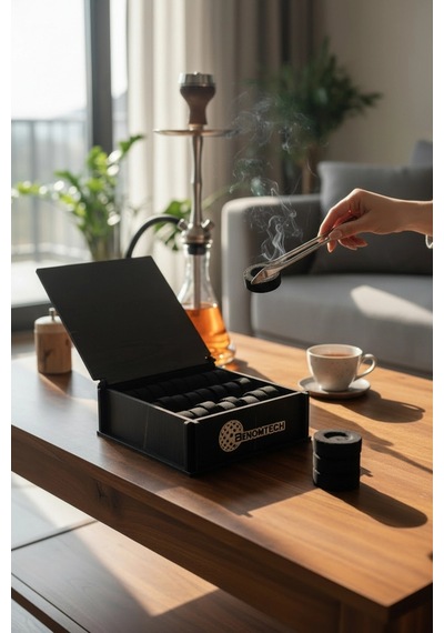 Premium Hızlı Yanan 24'lü Tablet Kömür - Nargile Ve Buhur İçin Özel Seri