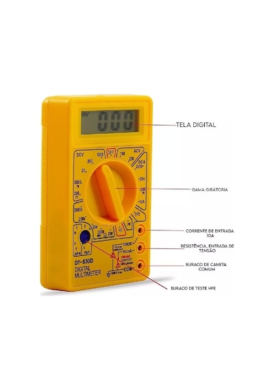 Dijital Ölçü Aleti Dt - 830d Multimetre Avometre