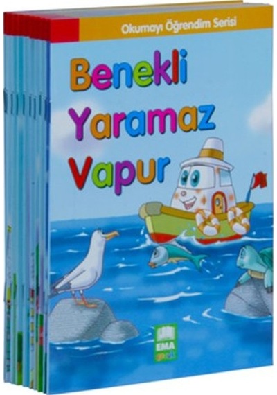 Okumayı Öğrendim Serisi - 10 Kitap Takım Küçük Boy - Erdinç Akbaş - Ema Çocuk