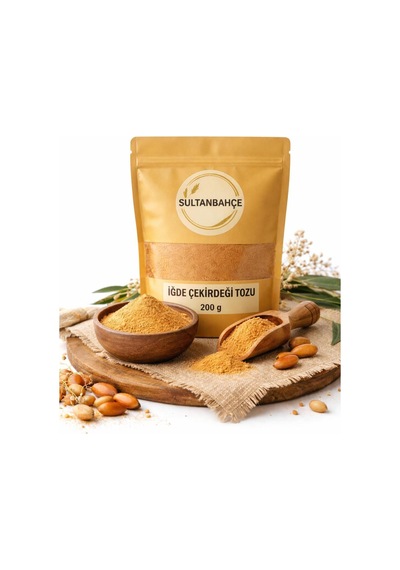 Sultanbahçe İğde Çekirdeği Tozu 200 Gr - Katkısız, %100 Doğal Öğütülmüş İğde Çekirdeği Unu