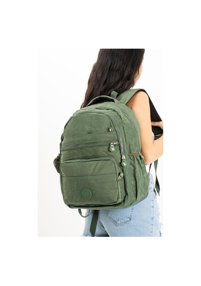 Ultra Hafif Çok Cepli Orta Boy Sırt Çantası Unisex Yeşil Model: 571-3e - Yeşil