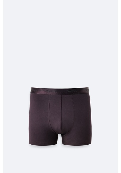 Avva Erkek Mürdüm Basic Soft Touch Tekli Regular Fit Boxer B009537