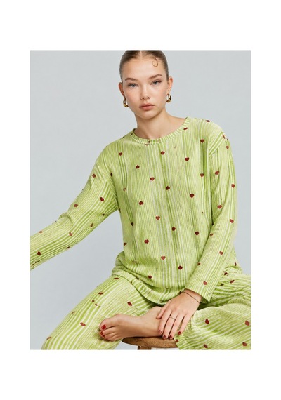 Norcia Sports Kadın Çizgili Kalp Desenli Uzun Yeşil Pijama Takımı Çok Renkli - 929322976 Çok Renkli - 929322976 Çok Renkli Norcia Sports Kadın Çizgili Kalp Desenli Uzun Yeşil Pijama Takımı Çok Renkli - 929322976 Çok Renkli - 929322976 Çok Renkli
