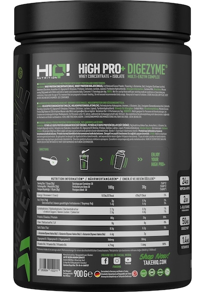 Hıq High Pro+ 900gr Brownıe Flavored