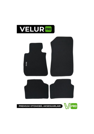 Velurpro Bmw 3 Seri 1997-2018 Arası Araca Özel Velur Halı Paspas