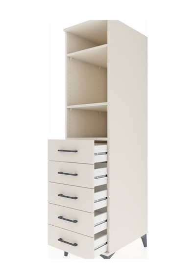 Kronos Dolap 3 Raflı 5 Çekmeceli 44x59x182 Aytaşı-aytaşı Aytaşı