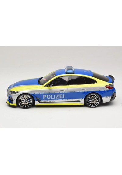 1:18 Ölçek Otto 2022 Bmw M4 G82 Ac Schnitzer Acs4 Polizei Resin Kapalı Minyatür Model Araba 25cm