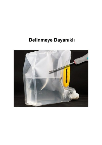 Büro Ev Ofis Piknik Keyfi İçin 2lt Dayanıklı Plastik İçecek Çantası Gri