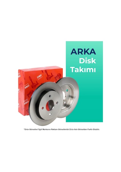 Trw Nissan Qashqai Arka Fren Disk Takımı (2022-2025)