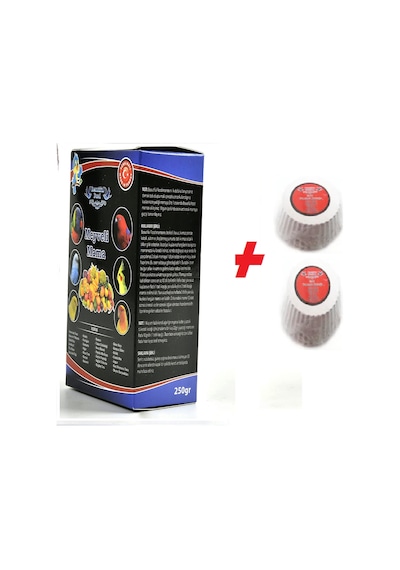 Muhabbet & Kanarya Maması Meyveli Mama 250 G+Gaga Taşıx2