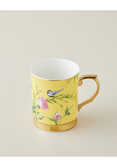 Vanilla New Bone China Kupa 400 Ml Sarı