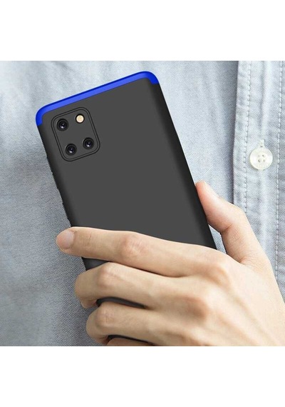 Samsung Uyumlu Galaxy A81 Note 10 Lite Kılıf Zore Ays Kapak Mavi