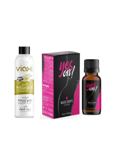 Viaxi Yeson Magic Drops For Women 15 Ml+ Vanilyalı Masaj Yağı 177 Ml
