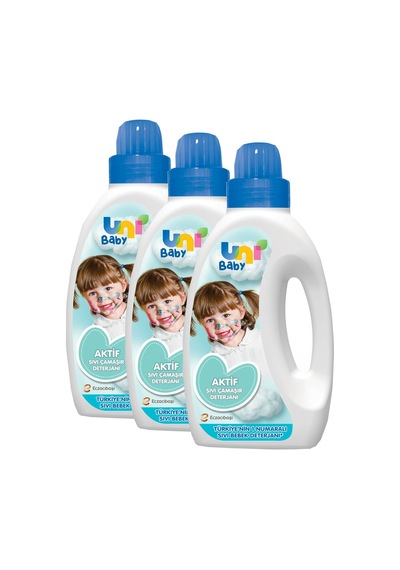 Çamaşır Deterjanı Aktif 1500 Ml 3 Adet