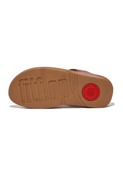 Roncato 592 Light Tan Terlik Kadın Diğer I88-001 / 323 / 592 Fitflop Lulu Leather Toe-post Kızıl Kahve