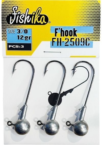 Fishika 2509 3/0 12gr Jig Head Fsh2509-c12n30