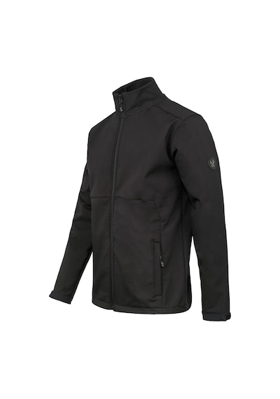 2as Samuel Erkek Softshell Kareli Ceket Siyah