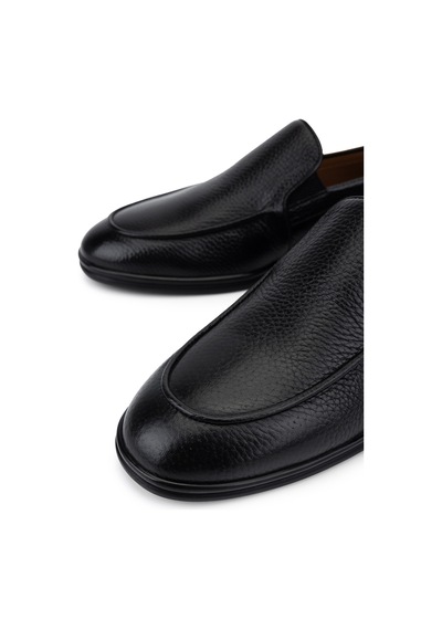 Tamer Tanca Erkek Hakiki Deri Siyah Loafer Ayakkabı 1157 06-01 Erk Ayk Y26 Sıyah Gyk