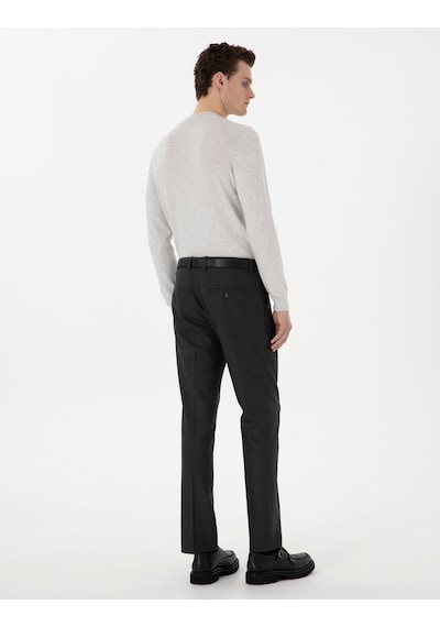 Pierre Cardin Antrasit Slim Fit Kumaş Pantolon 50312923-vr006
