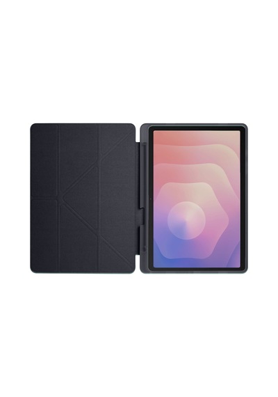 Samsung Galaxy Uyumlu Tab S11 11 Inc Sm-x730 Üçgen Katlanabilir Kalemlikli Yatay Dikey Standlı Kılıf Kapaklı Kılıf