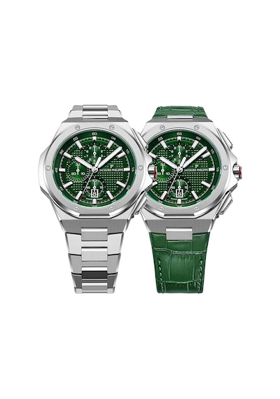 Jacques Philippe Jpqgc4813x6xs Erkek Kol Saati Ve Yedek Kordon Metalik Gri