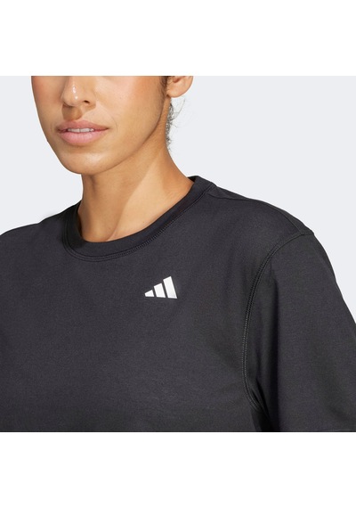 Adidas Train Essentials Boxy Workout Kadın Siyah Antrenman T-shirtü Jc9555 SIYAH