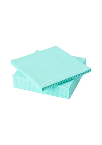 Ikea Fantastısk 50 Adet Peçete 40X40 Cm - Açık Turkuaz (389206405)