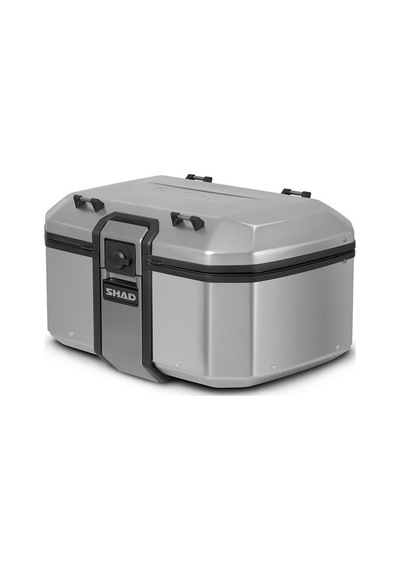 Tr55 Silver Motosiklet Arka Çanta 55 Litre Kapasiteli Top Case Motor Çanta Alüminyum Çok Renkli
