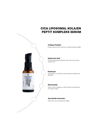 Yaşlanma Ve Kırışıklık Karşıtı Kolajen Peptit Kompleks Nemlendirici Serum 30ml