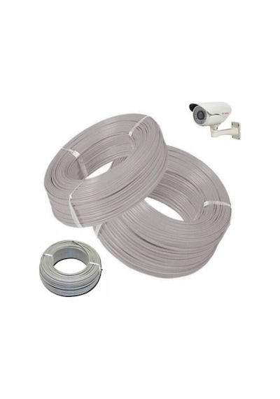 Fury Cctv Kablo Güvenlik Kamera Kablosu 2+1 0.5mm 100m Metre