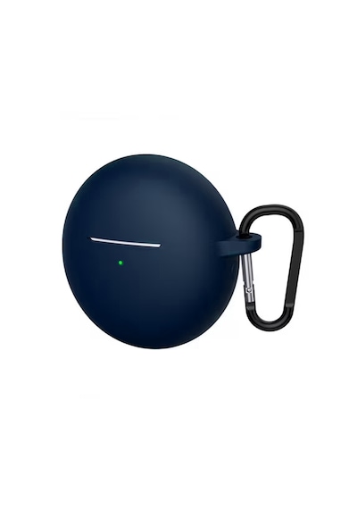 Forzacase Huawei Freebuds 7i İle Uyumlu Anahtar Askılıklı Bluetooth Kulaklık Kılıfı - Fc1134 Lacivert