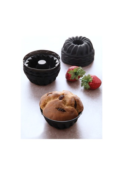 12 Li Yıkanabilir Mini Kek Muffin Pişirme Kalıbı, Silikon Muffin, Cupcake Kalıbı Karma Renk Silikon Diğer