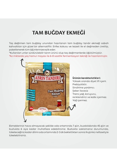 Asrın Tandırı Beslen Paketi 5'li Lavaş Tandır Ekmeği