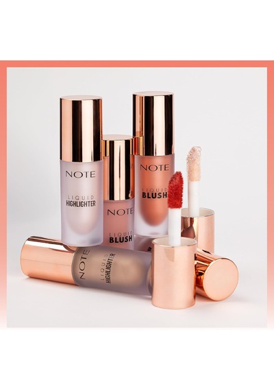 Cosmetics Liquid Blush Nemlendirici Etkili Likit Allık - 10 Peach Işıltılı Çok Renkli