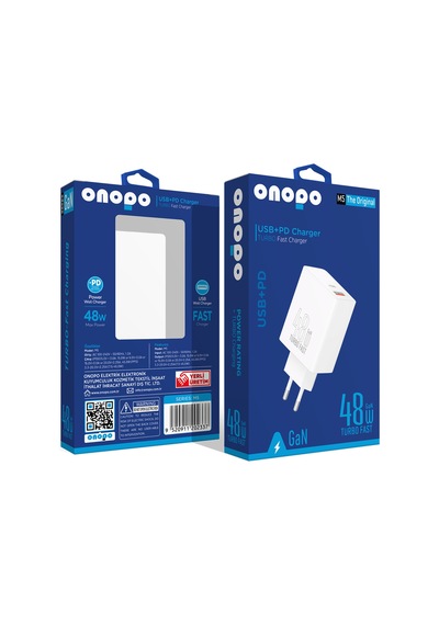 Onopo M5 48W Type-C USB Şarj Adaptörü