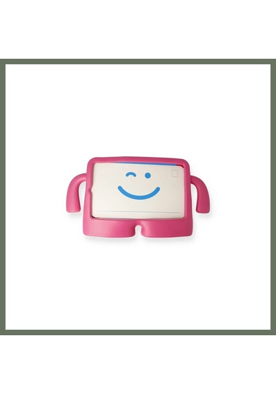 Bezos İpad 10.2 7.nesil Kılıf Karakter Tablet Silikon - Pembe Bezos1