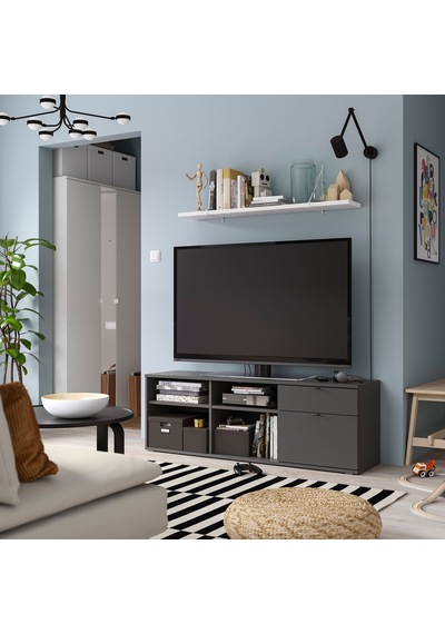 Vihals Tv Sehpası, Koyu Gri Diğer Vihals Tv Sehpası, Koyu Gri Diğer
